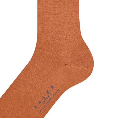 FALKE Heren Kniekousen Airport M KH Wol Katoen Lang eenkleurig 1 Paar, Orange (Tandoori 8576), 43-44 - Afbeelding 5