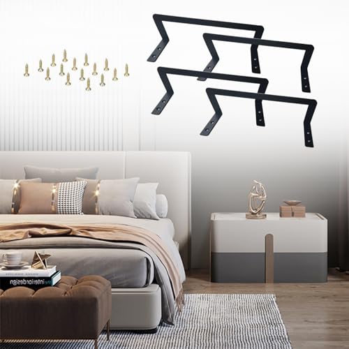 Aisny Soporte De Colchón, Deflector De Colchón, 4 Piezas Pinzas De Colchón Antideslizantes para Cabecera O Pie, Soporte De Colchón Antideslizante para Estructura De Cama