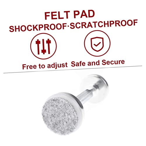 Ushobe 2Pcs Anti-Collision Stabilizer Bedside Fixer Metal Holder Adjustable Threaded Bed Frame Anti- Shake Tool Wall Bed Stabilizer Cabinet Tools Rockhounding Tools Adjustable Stand Herry #TOP6