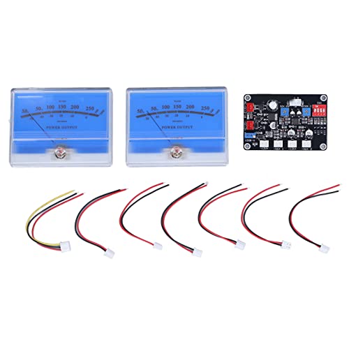 VU Meter Driver Board, VU Meter Easy Operation ABS Adjustable Backlit Widely Used VU Meter with Driver Board for DIY Home Car Audio Conversion by Walfront - Used condition - US$50.78