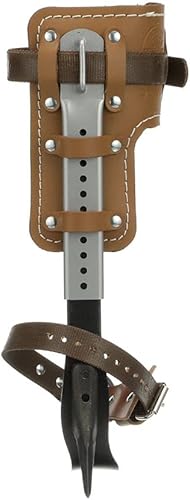 Miniatura 7 de Klein Tools CN1907AR - Juego de trepadores de cuero para árboles de 2-34 pulgadas, 15 a 19 pulgadas