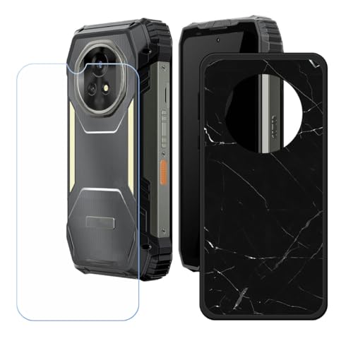 BMPNLSZ �K�p Blackview Xplore 2�p+HD�����K���X�ɓK�����ėpTPU�P�[�X�A�V���J�Q���P�[�X�o���p�[�ی�o�b�N�P�[�X-Blackview Xplore 2�p�ɓK����9�d�x�X�N���C�u�h�~�X�N���[���v���e�N�^(6,73") - LH3