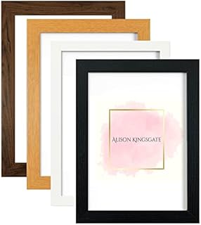 Modern White 50x70cm Frame White Picture Frames - In Multiple Colours & Sizes - Frames With Perspex Front & Wall Mount - Use As Poster Frames / Photo Frame 50 x 70 CM (White)