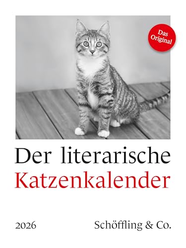 Der literarische Katzenkalender 2026. DAS ORIGINAL!