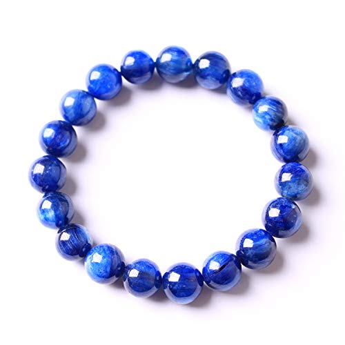 Bracelet œil rond en kyanite naturelle pour homme et femme 7-14 mm