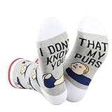 TSOTMO Cartoon Merch Bobby Hill Merch Movie Quote Novelty Socks for Bobby Fans Hank Hill Mike Judge (US, Alpha, One Size, Regular, Regular, PURSE)