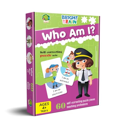 Image of The Book Tree Bright Brain Profession Puzzle for Kids | 60 Self-Correcting Matching Sets | Learn Jobs & Occupations | Educational & Gifting Toy for Ages 3+