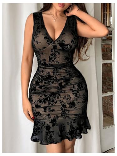 Robe en maille florale légère Floerns pour sublimer la silhouette en été - 3