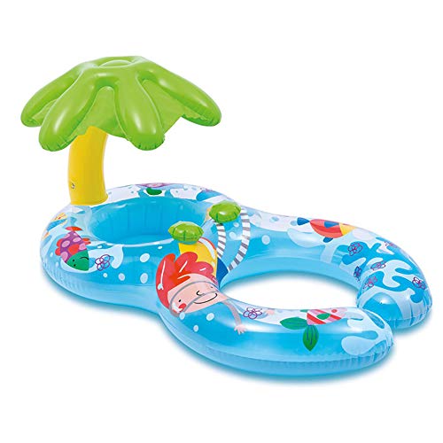 QJJML Sunshade Double Children'S Floating Circle, Swimming Ring Bearing 11KG