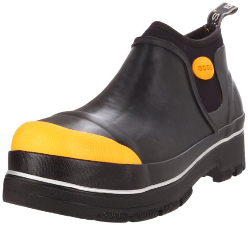 Bogs Men's Industrial Slip On Waterproof Work Shoe, Black, 12 D(M) US