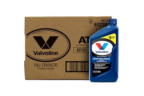 Valvoline Import Multi-Vehicle (ATF) Full Synthetic Automatic Transmission Fluid 1 QT, Case of 6
