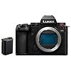 Panasonic LUMIX DC-S5 II Corpo Macchina Mirrorless Full Frame,4K 60P e 6k 30P, Schermo Ribaltabile, Wi-Fi, AF Ibrido di Fase Con 779 Punti, IS Attivo,Solo Corpo con Batteria di Ricambio, Nero