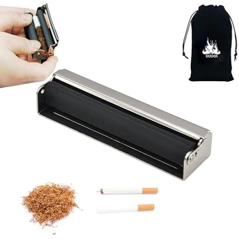 IXIGER Roller Hand Cigarette,110mm,raw Rolling Machine,Metal Automatic Tobacco,Smoking Rolling Machine Cover