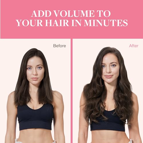 Image of GOO GOO Clip in Hair Extensions Real Human Hair Brown Remy Extensions
