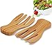 Salad Hands Tosser Salad Servers Tongs Bamboo Kitchen Helper Pack of 2