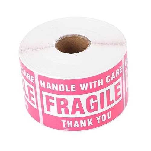 SEWACC Warning Stickers Product Warning Label Colorful Labels Sticker Barcode Label Self-Adhesive Weatherproof Random Style