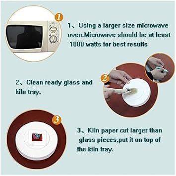 Extra Large Microwave Kiln Kit 15 Piece Set for DIY jewelry making tools