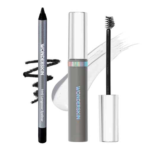 Wonderskin 1440 Lápiz delineador negro resistente al agua miniatura 1