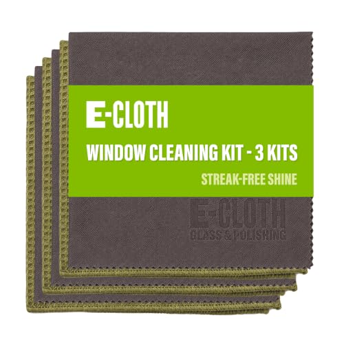 E-Cloth Window and Glass Cleaner Kit, Just Add Water - 3 Kits