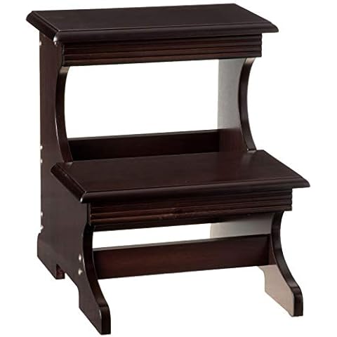 Frenchi Home Furnishing Crestside 2 - Step Wood Step Stool Cover