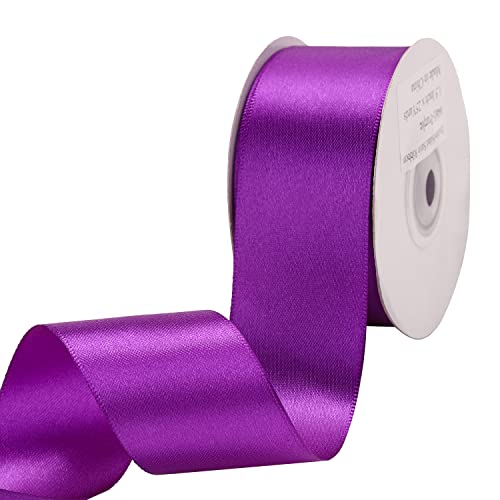 Ruban satin double face 1.5 po x 25 verges polyester 38mm