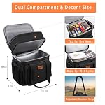 GLENKEY Expandable Lunch Box Insulated Leakproof Cooler Bag Work Outdoor - Image 2