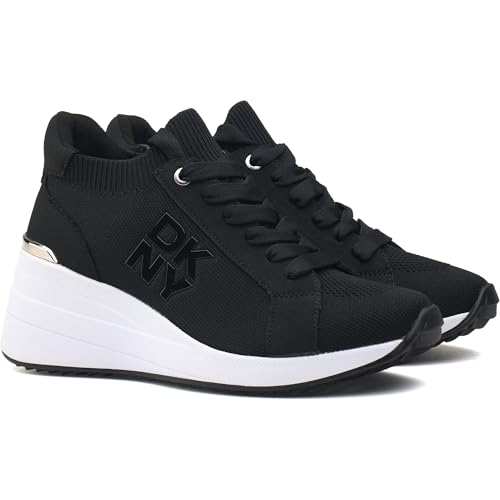DKNY Women's Kasia Everyday Lace Up Wedge Sneaker2