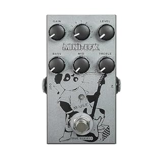 9 different guitar effect types Including 4 overdrive and 4 distortion effects 3-band EQ True Bypass