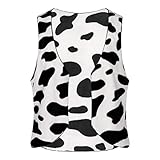 patron gilet cow boy Gilet sans manches à col en V et devant ouvert pour hommes en flanelle imprimée de vacheTour de Taillemanteaux