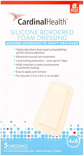 Cardinal Health Silicone Bordered Foam Dressing