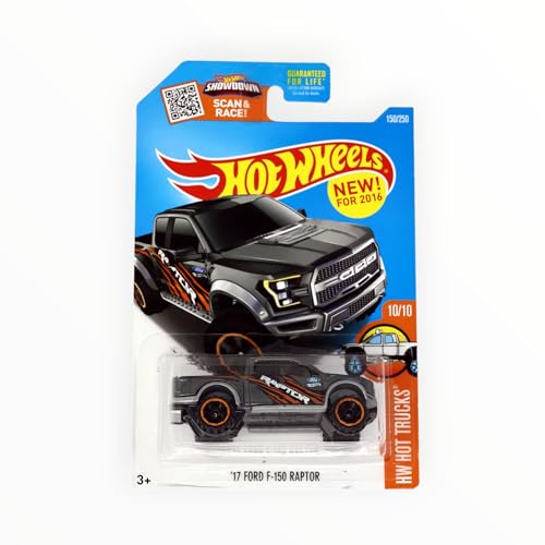 Hot Wheels Hot Trucks 10/10 Ford F 150 Raptor 1:64 Gris miniatura 2