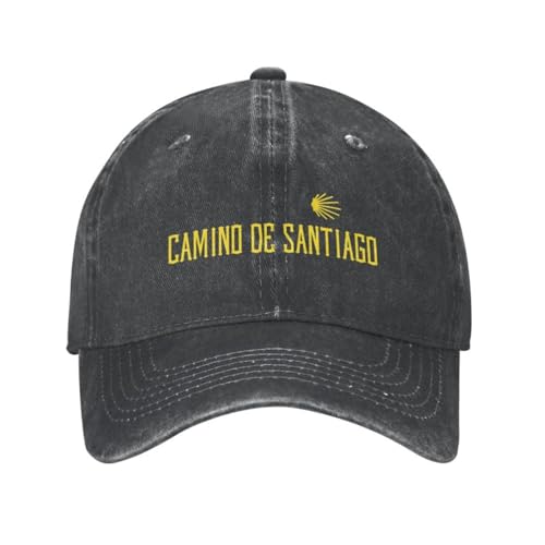 URYRYUI Gorra de béisbol con Estampado Personalizado Algodón Camino De Santiago Compostela Peregrino Mujer Hombre Sombrero Papá Ajustable Deportes Accesorios Deportivos