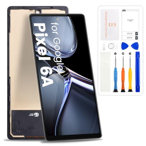 for Google Pixel 6A Screen Replacement with Frame,Incell
