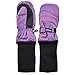 SnowStoppers Kid's Waterproof Stay On Winter Nylon Mittens Medium / 2-5 Years Deep Lilac