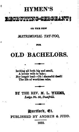 Hymen's Recruiting-sergeant, Or, The New Matrimonial Tat-too for Old Bachelors