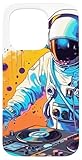 DJ Techno Music Astronaut Rave Case for iPhone 15 Pro