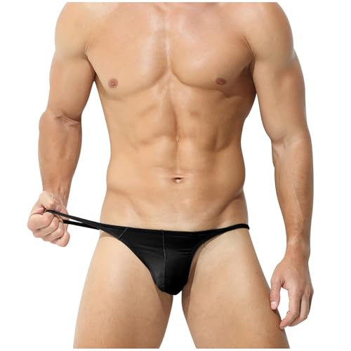 Sexy Underwear for Men Front Pouch Male G-String Thong Stretch Athletic Supporter Panties Mankini Briefs
