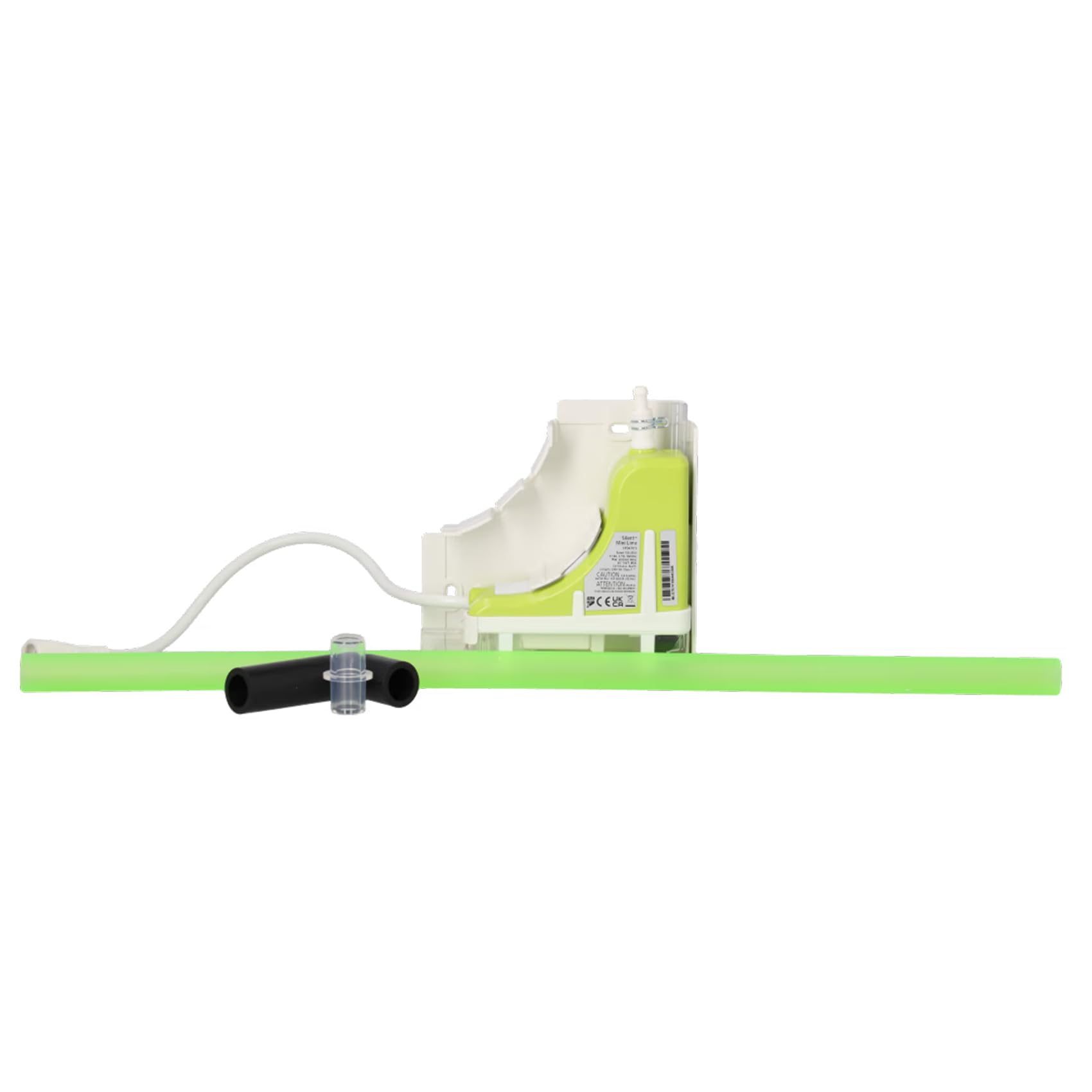 Aspen Pumps FP3470/5 Pompe de Relevage des Condensats Silent+ Mini Lime 5e Génération, Silencieuse 16 dB(A), Débit Max 40 L/h, avec Kit de Goulotte EuroSplit Blanc
