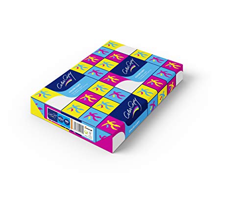 Color Copy laser Papel satinado, fácil de impresión, ECF, 90 g/m², 500 hojas, color blanco, SRA3 (32 x 45 cm)