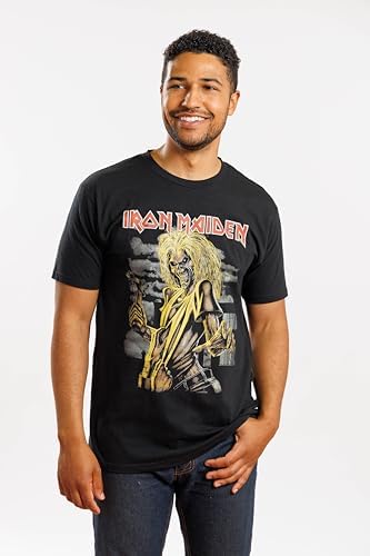 American Classics Iron Maiden T Shirt Killers Album Cover Mens