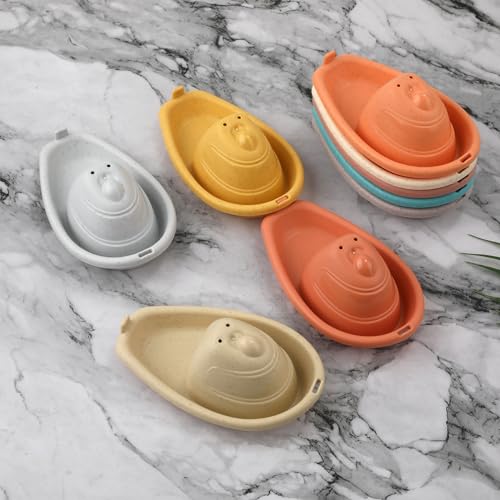 10pcs Stackable Boats Bath Toy, Bath Toys Plastic Floating Boats Shower Toy Boats Bathtub Toys for Kids Preschool Boys Girls Gift - Image 2