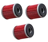 3 Pack K & N Motorcycle Performance Oil Filters Cartridge KN-140 Fits Yamaha WR250 WR450 XT250