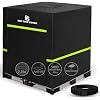275 Gallon IBC Tote Cover, 500D Waterproof Thermal Cover, Zipper, Black - 8