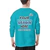 Mens sweatshirts no hood Design Your Add Text Logo Photo Personalised Hoodie Custom crew neck Sweatshirt Photo Gifts Top for Women lightweight hoody black oversized sweat shirt #2