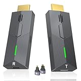 Wireless HDMI Transmitter and Receiver, Support 4K Decode 1080P Output, 100ft/30m, 5G/2.4G, Wireless HDMI Extender for Streaming Video&Audio to Monitor from PC/Laptop/TV Box/DV/Projector, Plug&Play