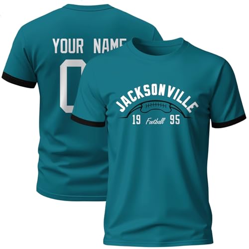 Image of ANTKING T-Shirt Custom Name Number Crewneck Short Sleeve for Men Youth Gifts