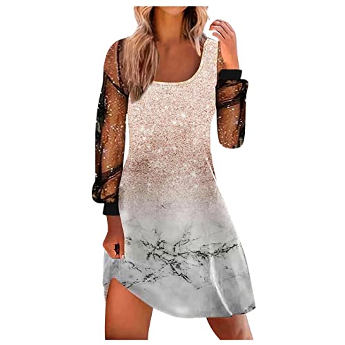 Generic Dress Dresses Womens Winter Dresses Long Sleeve Ievaca Dress Knot Dress for Women Dress Winter for Women Bar Dresses for Women Midi Tank Dress for Women V Neck Dress for Women