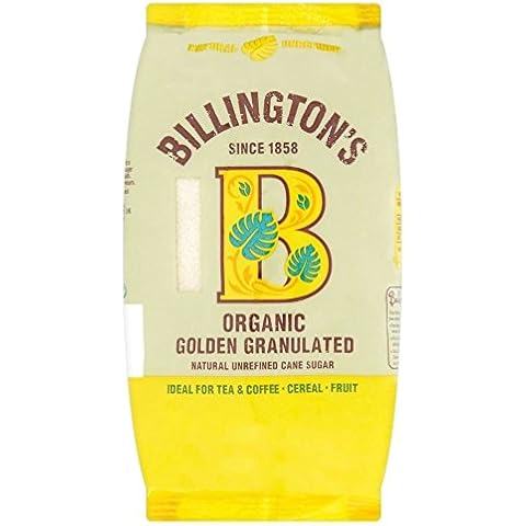 Billington's Organic Natural Granulated Unrefined Cane Sugar (500g) - Pack of 6 Cover