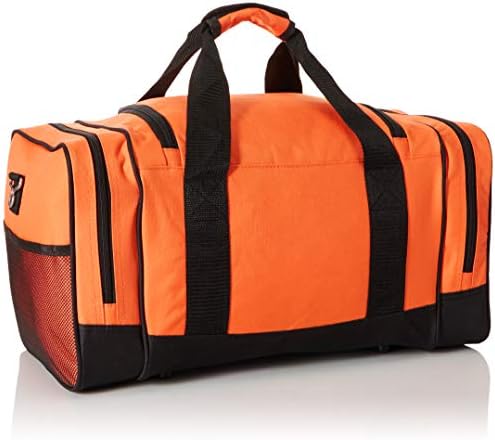 Everest Sporty Crossover Duffel Bag, Orange, One Size,020-OG/BK 2 Everest Sporty Crossover Duffel Bag, Orange, One Size,020-OG/BK