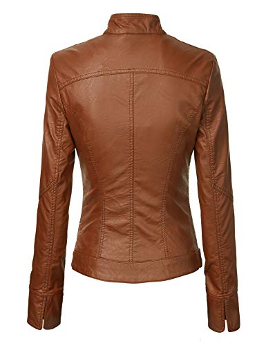 Lock and Love Dressy Vegan Leather Jacket